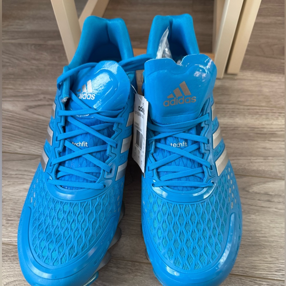 Springblade Razor Adidas Vibrant Blue Athletic Shoes - men’s NWT